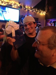 Matt (I think he won a bracelet!)