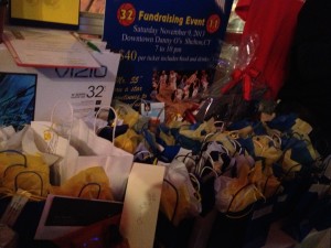 The endless table of raffle prizes
